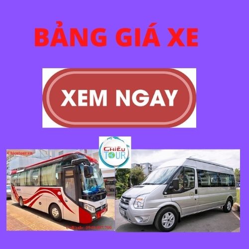 bảng giá xe tại bên cát Bình Dương