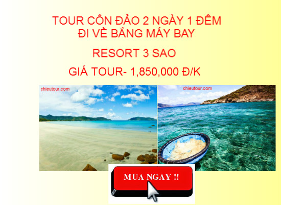 mua tour Côn Đảo mua tour Côn Đảo